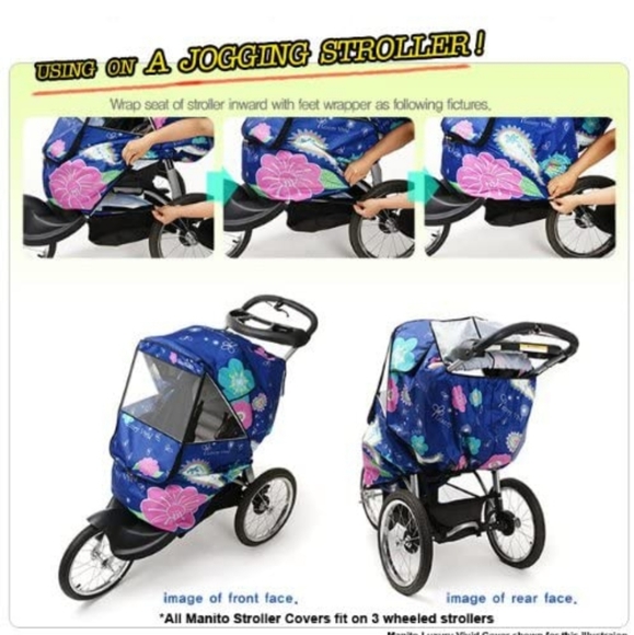 Manito Elegance Plus Stroller Weather Shield/Rain - Picture 6 of 12